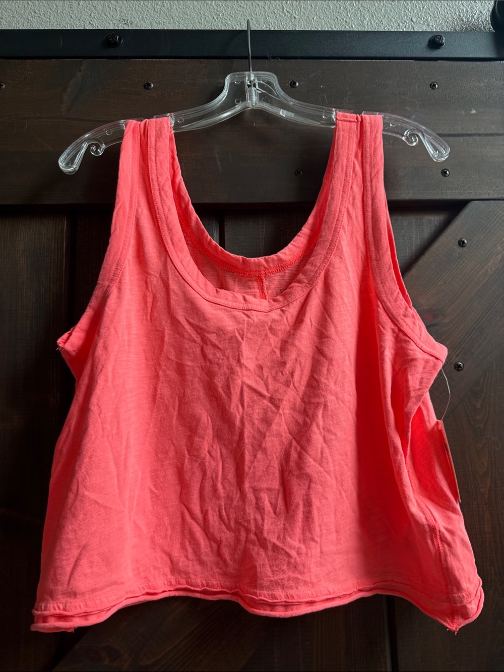Anthropologie Coral Scoop-Neck Tank